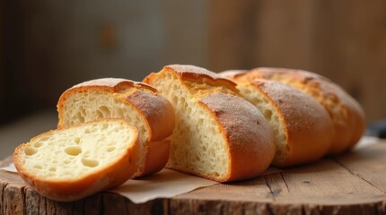 loaf of bread on wooden table