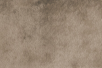 Faux fur, shiny silk velvet brown fabric or cloth macro, close up. Fluffy fabric texture of...