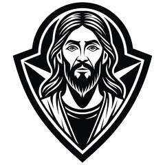 jesus logo vector art icons and graphics