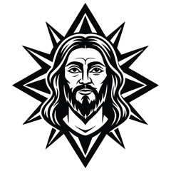 jesus logo vector art icons and graphics