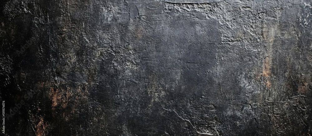 Poster textured dark gray concrete wall background with subtle variations and rough surface ideal for indus