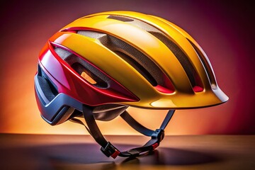 Fototapeta premium Stylish and Safe: Modern Helmet Design for Outdoor Adventures