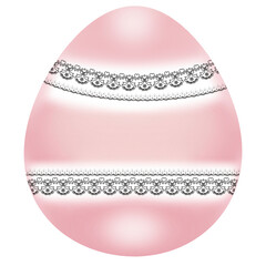 Pastel Easter Egg Clipart, Cute Decorative Holiday Illustration Set