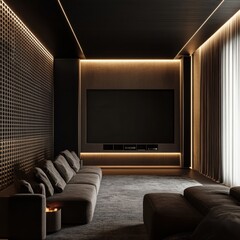 Ultimate Cinematic Media Room Setup with Floating Entertainment