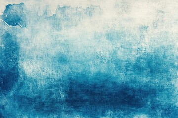 Grunge Textured Background in Deep Blue and Light Gray