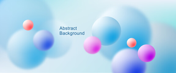 Geometry cirlce round shape abstract background for banner, wallpaper or template design. Vector illustration.