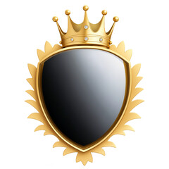 Luxury VIP badge with transparent background