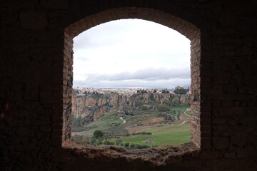 view of Ronda, Andalucia Spain