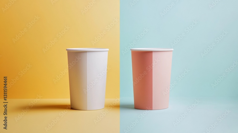 Poster visual rebranding shows transition from dull packaging to vibrant and sleek design with a focus on m