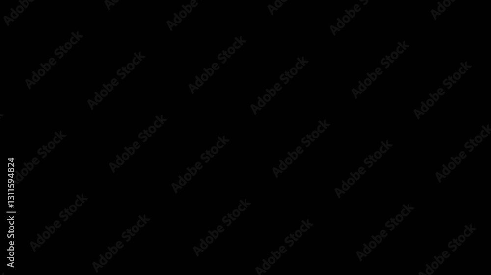 Poster Glowing blue lines radiating from a central point, creating a dynamic and futuristic abstract design against a black background