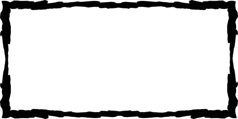 grunge rectangle background. Isolated Vector Illustration