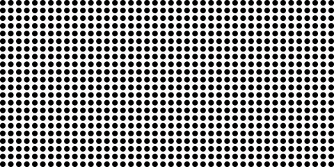 Dot pattern seamless background. Polka dot pattern template Monochrome dotted texture