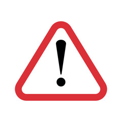 alert sign exclamation danger sign vector design