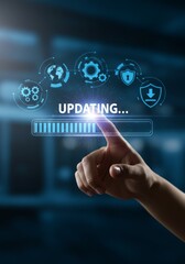 Fototapeta premium System Update in Progress