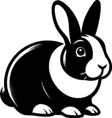Rabbit animal icon 11