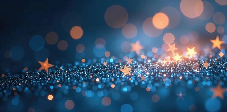 shimmering silver backdrop with glittering starlight bokeh, shimmer, stars