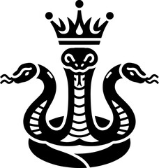 Fototapeta premium Queen Snake icon 1