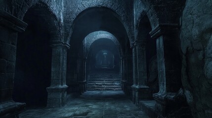 Mysterious Vaulted Catacombs Hewn from Solid Rock