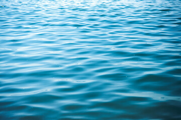 Blue sea water background texture