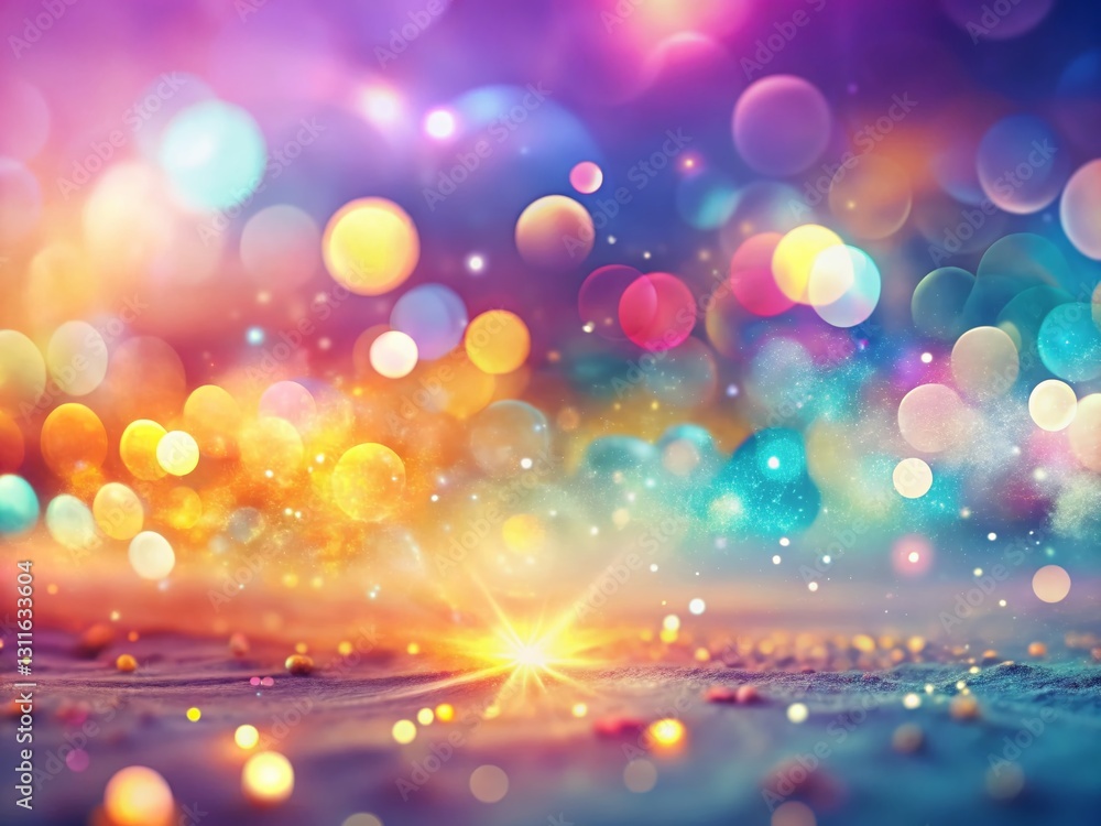 Poster surreal soft blob background with bokeh effect - abstract dreamy wallpaper