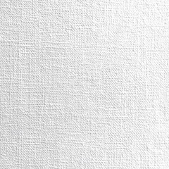 White textured canvas surface in close-up showing detailed fabric weave patterns