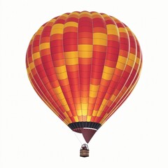 Naklejka premium Colorful Hot Air Balloon in Flight.
