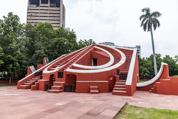 Jantar Mantar is an observatory consisting of masonry-built astronomical instruments, built by Maharaja Jai Singh New Delhi India.Asia.