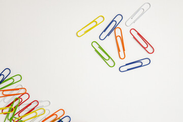 	カラーのゼムクリップ