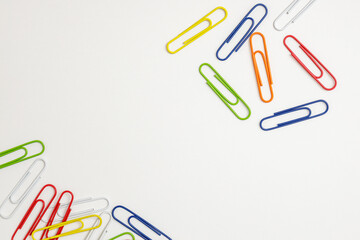 カラーのゼムクリップ