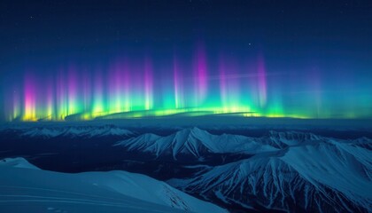Northern Lights dancing across the sky 