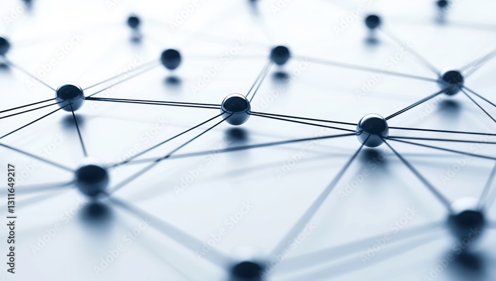 Poster software and data frameworks illustrated through a minimalist background with seamless tech connecti