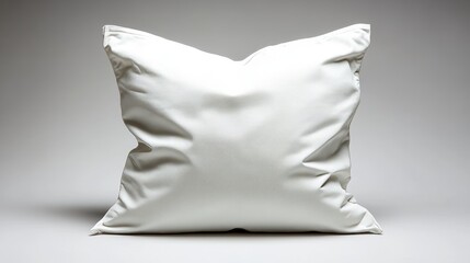 A fashionable beige canvas tote bag with a smooth texture and robust handles