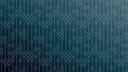 Abstract close-up of a glowing floral-like design with interlocking elements. geometric pattern