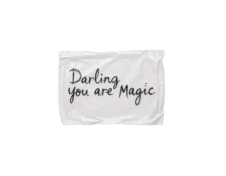 Handwritten Note on Transparent Background