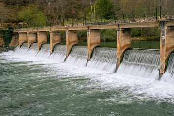 Dam on the river
