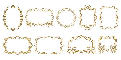 set of decorative frames