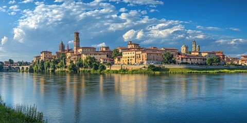 Obraz premium Mantua, Lombardia, Italy. Medieval City Architecture and Landscape