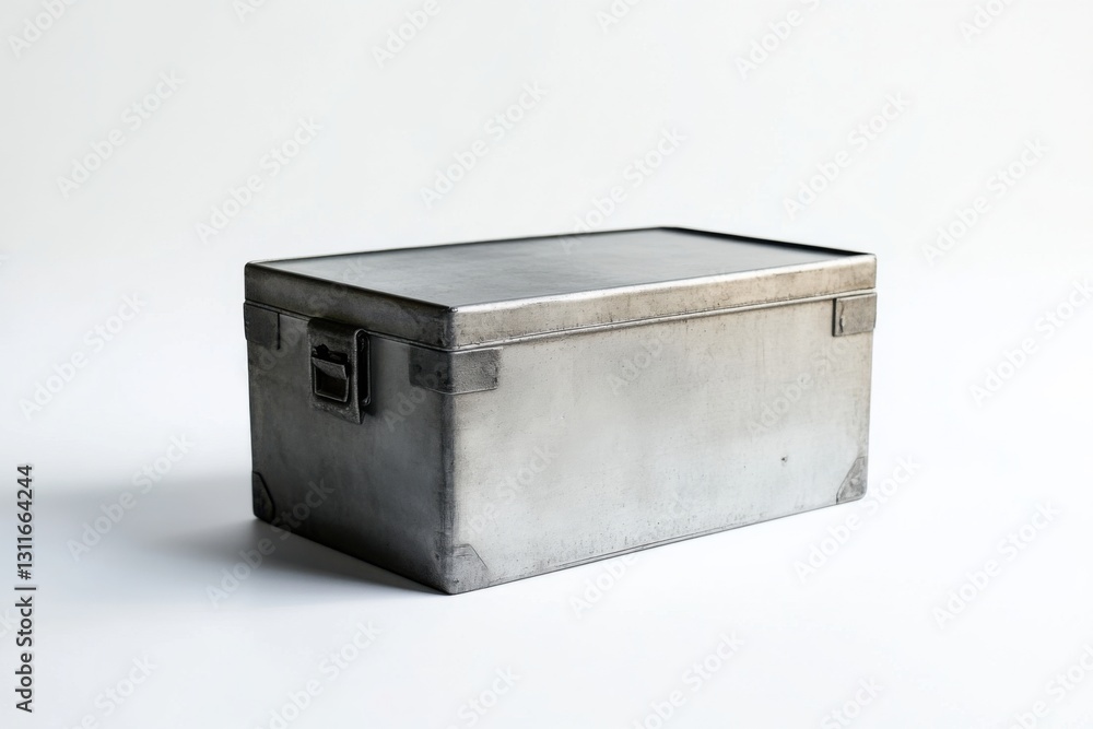 Poster high quality storage box isolated on a clean white background with realistic lighting and sharp deta