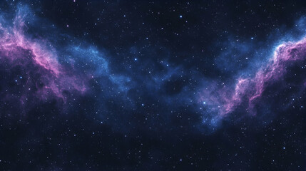 Fototapeta premium Colorful Cosmic Nebula with Stars in Deep Space Background