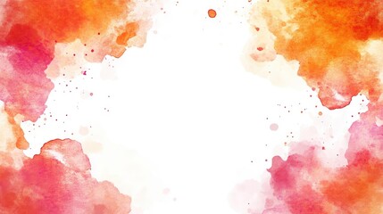 A blank sheet of paper with watercolor paintbrush strokes forming the outline of an idea, creating a visual representation of creativity.