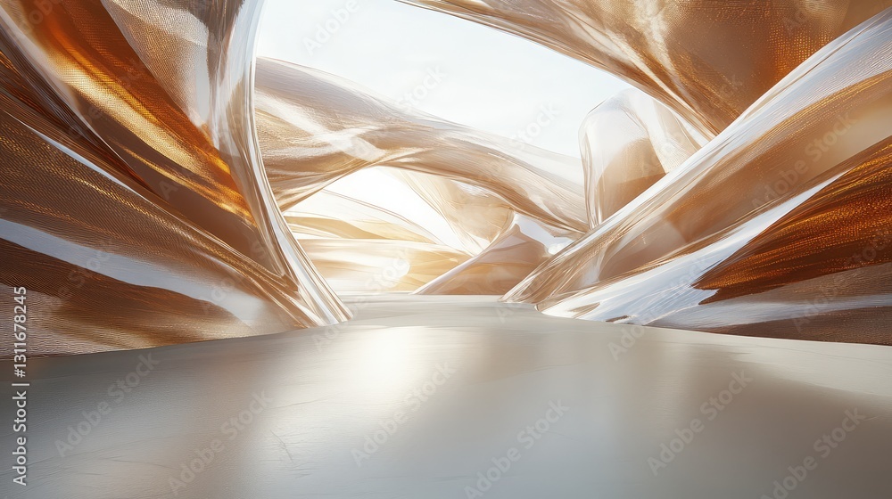 Poster a futuristic abstract design with digital patterns and enough space to add futuristic content or ide