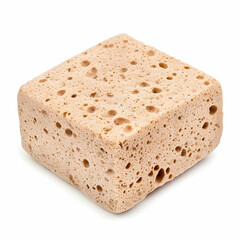 Natural Porous Sponge for Cleaning and Home Use in Neutral Color