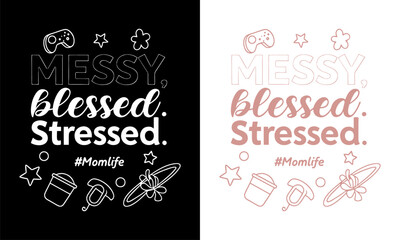 Mom t shirt design for mother's day . Mother's day t shirt print template , lettering and typography design