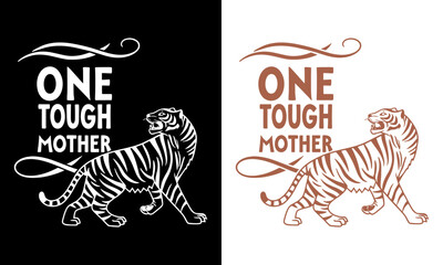 Mom t shirt design for mother's day . Mother's day t shirt print template , lettering and typography design