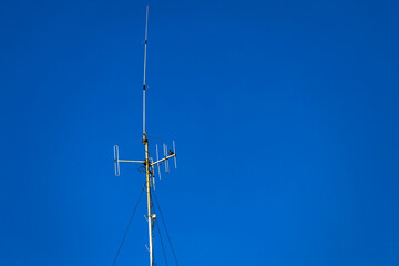 Antenna for receiving terrestrial television, radio, military device for eavesdropping