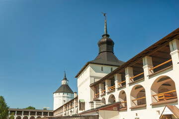 Panoramic view of the walls of Kirillo-Belozersky Monastery