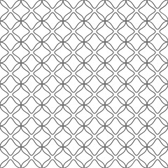 Vector seamless texture. Modern geometric background with thin threads.