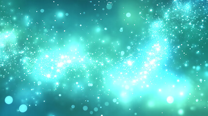 Naklejka premium Dynamic light particles abstract background digital art vivid colors ethereal atmosphere creative concept