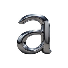 Shiny Chrome Letter A