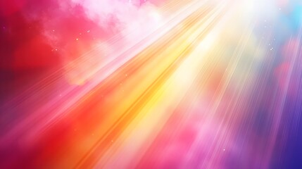 Obraz premium Abstract Colorful Rays and Cloudscape Background